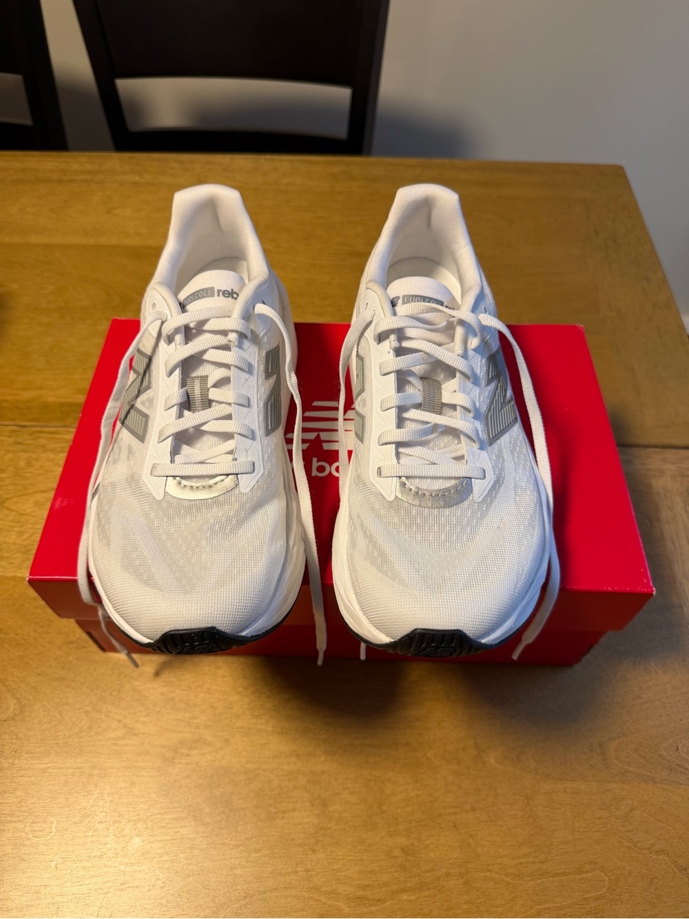 New Balance white FuelCell Rebel v5